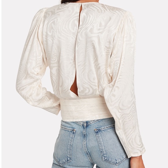 Ronny Kobo Monet Satin Blouse - Picture 2 of 7